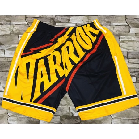 NBA Golden State Warriors Uomo Pantaloncini Tascabili M001 Swingman
